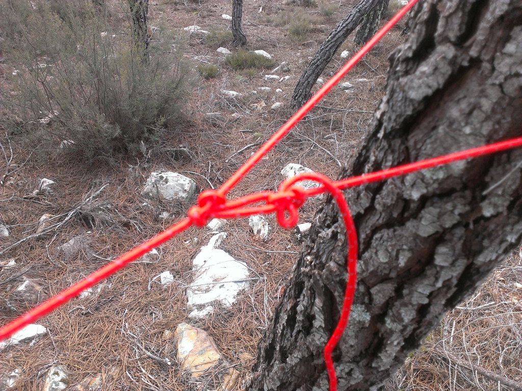 tensor más nudo simple de suelta rápida